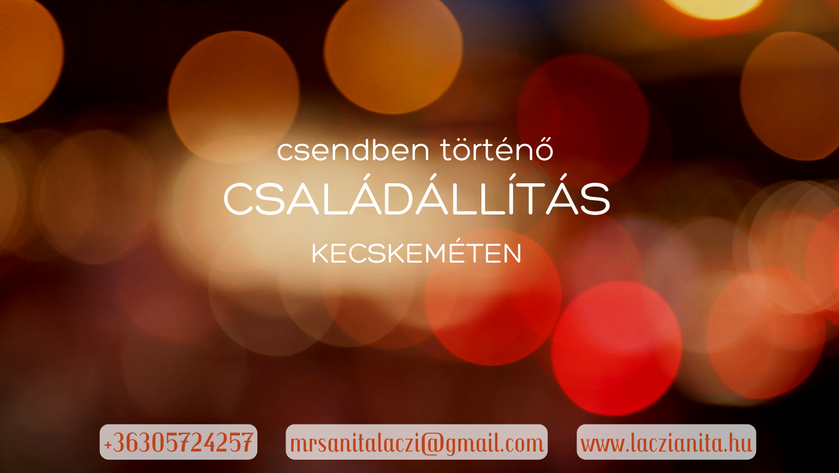 Családállítás csoport - augusztus